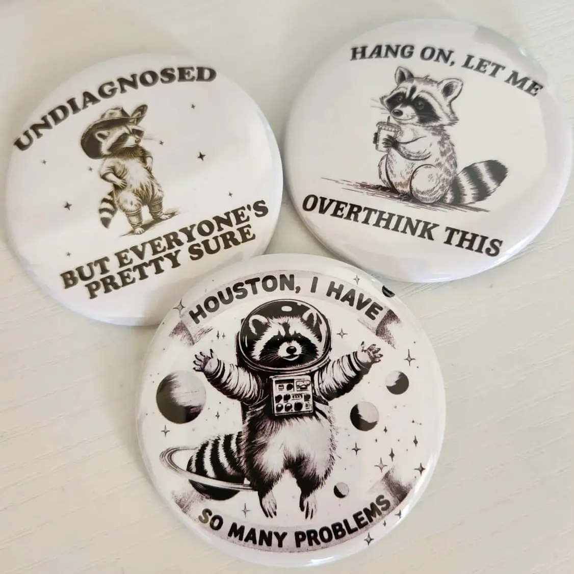 Custom Photo Buttons / Magnets / Keychains (3 or 6 Pack) – Upload Any Photo