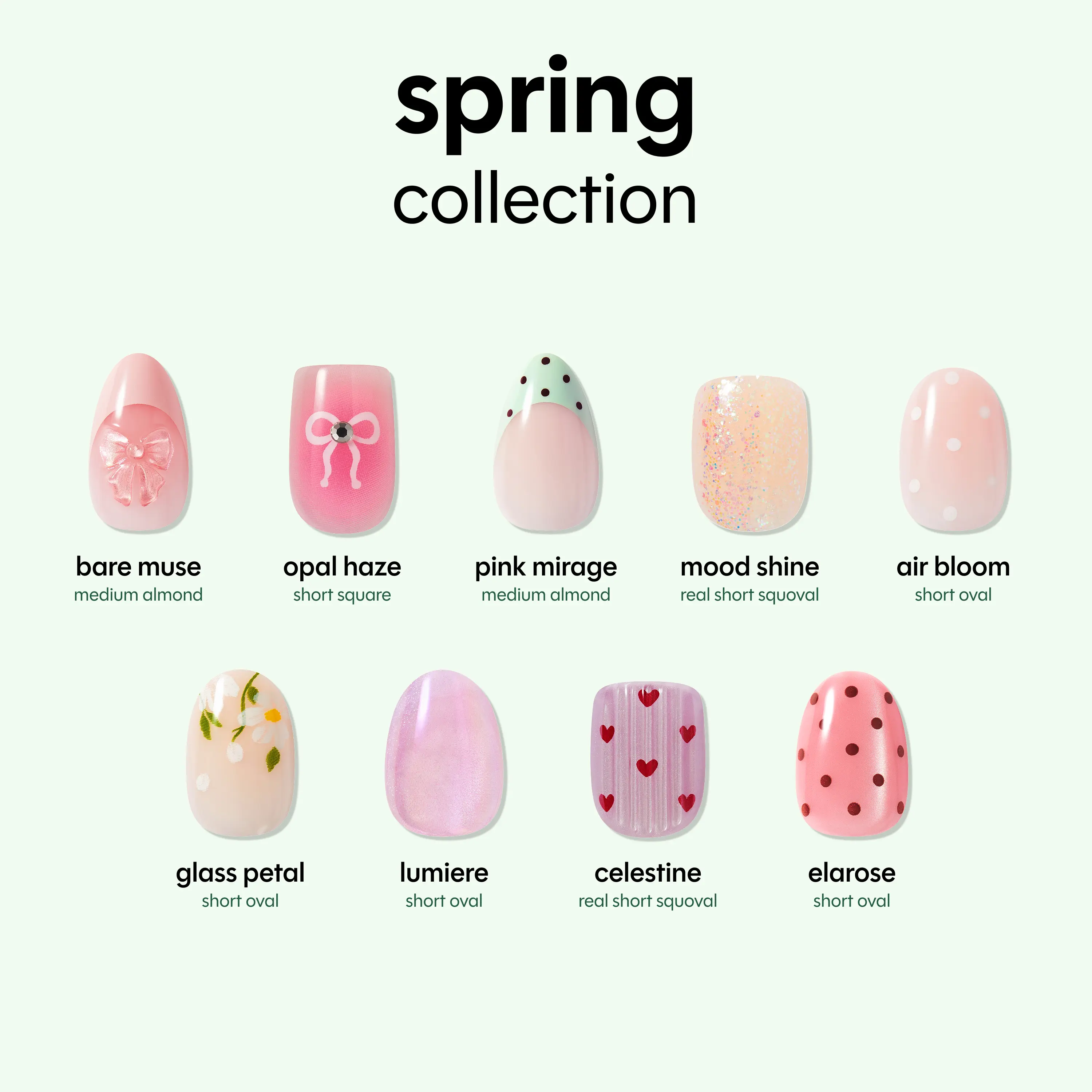 Impress Spring No Glue Press On Nail Collection