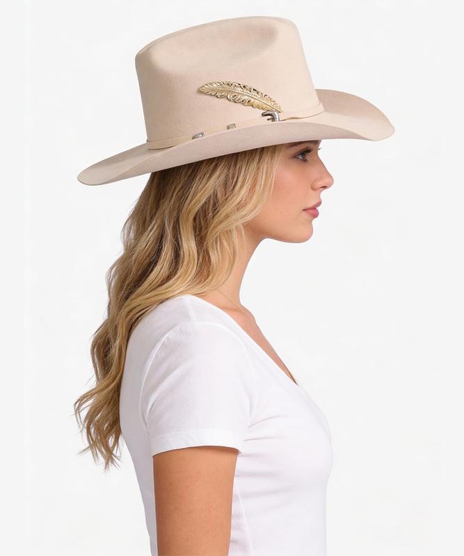 El Amo Black Fur Felt Hat Classic Cowboy Design for Women Versatile for Casual & Formal Occasions Timeless Look