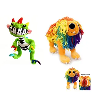 Poppy Playtime Yarnaby Plush pianosaurus plush Rainbow Lion Magnetic Closure Stuffed Animal Gift weighted stuffed animal dolls baby dolls plushies stuffed animals