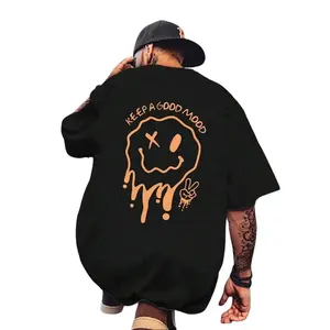Men Cartoon & Slogan Graphic Tee