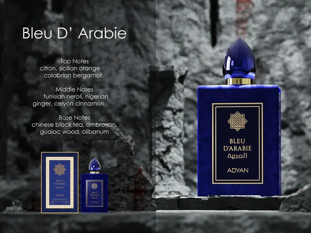 ADYAN BLEU D'ARABIE 100 ml Extrait De Parfum - Citron Sicilian