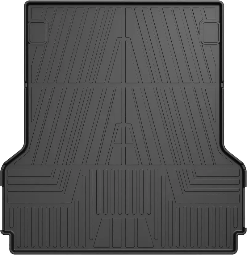 Truck Bed Mat for Mave Rick 2022-2024 – Custom Fit TPE All-Weather Bed Liner for Mave Rick, Heavy Duty Non-Slip Cargo Mat, Protective Floor Cover for Pickup Truck Bed