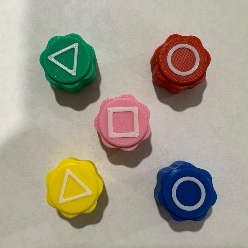 Squid Korean Game Gonggi Game Set 5 Stone Piece Catching Toy