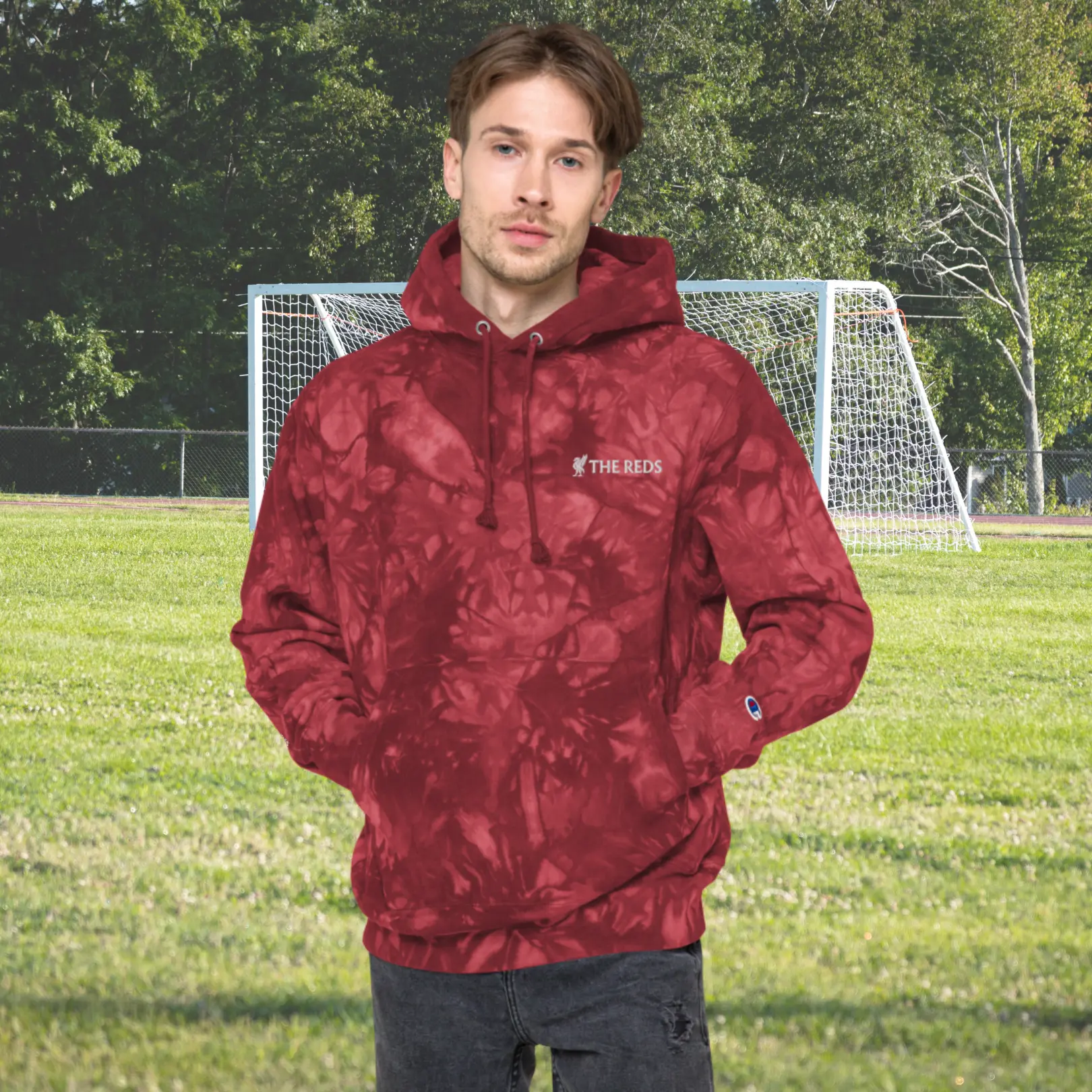 Liverpool FC The Reds Premier League Tie Dye Hoodie