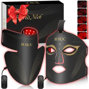 BUBIOC LED Face & Neck Mask Set - Premium At-Home Skincare Device for Radiant Glow & Neck Comfort