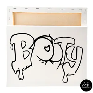 Booty | Exotic | Paint and Sip | Coloring Canvas