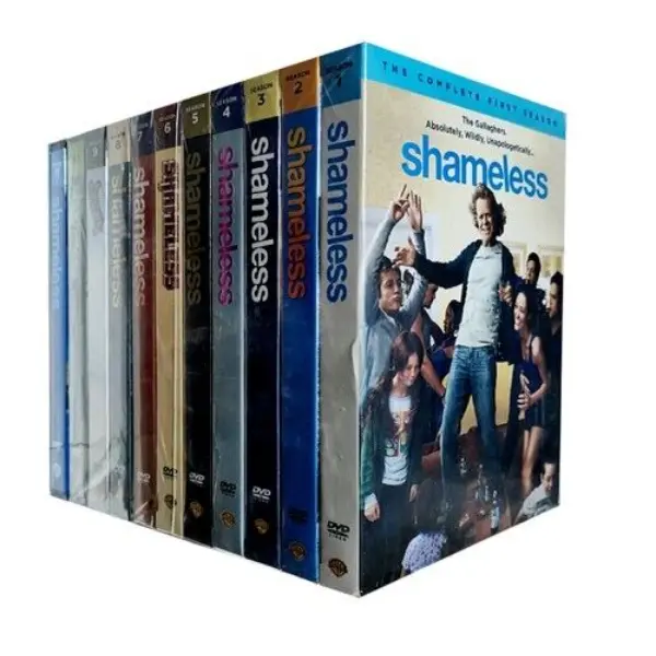Shameless Complete Series DVD Box Set - Seasons 1-11, 34 Discs, English Comedy-Drama, Gallagher Family Starring, High-Quality Video, Bonus Content