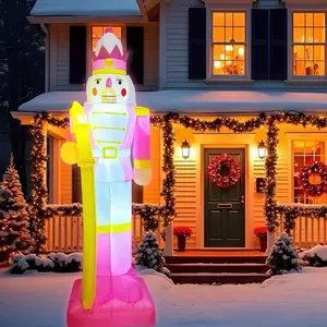Nutcracker Inflatable decoration pink