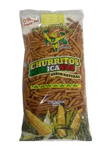El Super Leon Mexican Churritos Corn Snack Sticks – Natural Flavor – 16 oz (454 g)