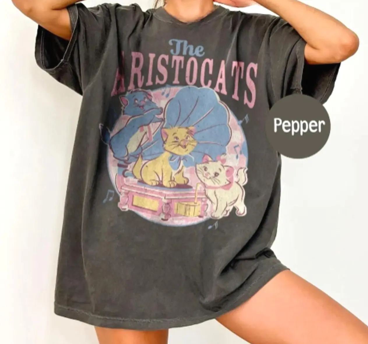Graphic Marie Tolouse & Berlioz T-Shirt, The Aristocats Movie Homage Movie Sweatshirt Hoodie, Cat Boyfriend Girlfriend Shirt Gift BQO