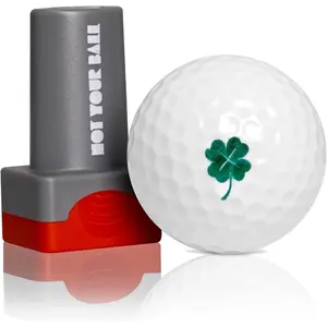 Golf Ball Stamp, Golf Ball Stamper, Self-Inking Golf Ball Stamp Marker to Identify Golf Balls, Golf Gift Golf Accessories for Men and Women Golfers