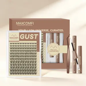 GUST |  Maxcomfi DD Curl Cluster 2.0 Multi-Pack | Natural Layered Lash Clusters | Natural Lashes Clusters Waterproof Cryproof  Longlasting Party Mother Gifts SummerVibes
