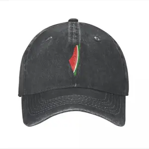 Vintage Watermelon Palestine Baseball Cap Unisex
