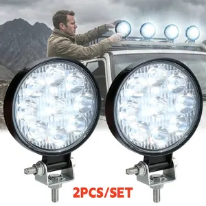 2PCS 4 Inch LED Pods, 1350LM Car Work Lights Waterproof IP67 Universal for Truck, Tractor, ATV, UTV, Boat, Driving White Daylight Lamp Daytime Lights, Car Accessories, Auto Parts Accessories