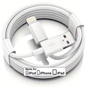 USB Fast Charging Cable, Durable Lightning Charging Cable Compatible with iPhone 14/13/12/11 Pro Max/X/XR/XS/7/8/14 Plus, Phone Accessories, Electronic, Data Cable