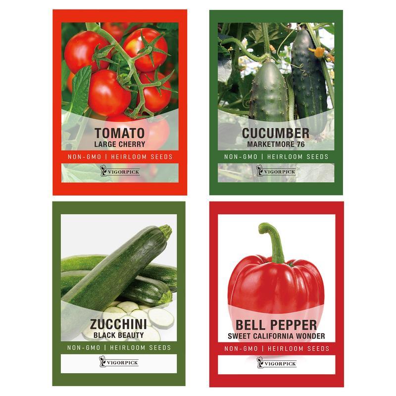 [Best seller] Organic Seed Collection Kit - 35 Selection Box for Indoor Planting with Cultivating Emergency Vegetables Heirloom Root Blend Great Growing Present for Every Family Yard