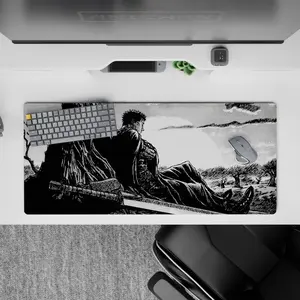 [SALE UP TO 30%]Berserk - Anime Desk Mat - Moonlit Solitude, Mouse Pad for Anime Fan, Gaming Desk Accessories, Large Computer Pad, Desk Decor