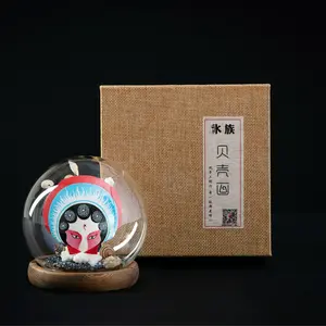 Handmade ICH Peking Opera Huadan Mask Mask Crystal Ball - Chinese Style Business Gift