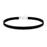 Women's Thin Velvet Choker Necklace, Ultra-Comfortable Elastic Witch Neck Chain, 90s Gothic Style Halloween Cosplay Jewelry, Modern Versatile Accessories, Witchy Jewelry