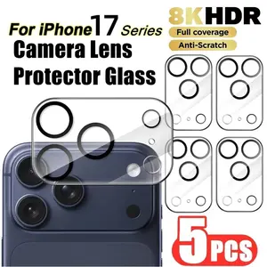 3pcs Camera Lens Protector for iPhone 17 Air/17 Pro Max/17 Pro/17/16e/16/15/14/13/12/11/Pro Max/Pro/Plus/Mini,Protective,3D Full Coverage,9H Hardness,Anti-Scratch,Easy to Install