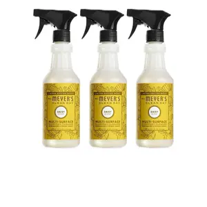 Mrs. Meyer's Clean Day Multi-Surface Everyday Cleaner Daisy Scent 16 Ounce Bottle Pack of 3 Limited Edition Recipe
