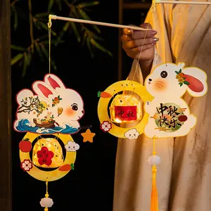 Chinese Lantern Japanese Lantern DIY Paper Lanterns Mid- Autumn Festival Decoration Wedding Party Supplies Outdoor Accessorie