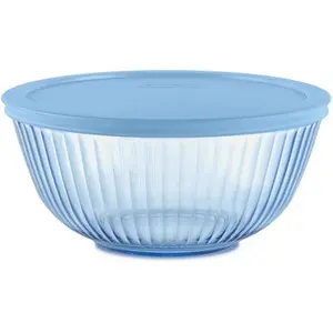 Pyrex ®   Sculpted Tinted 2qt Lidded Mixing Bowl