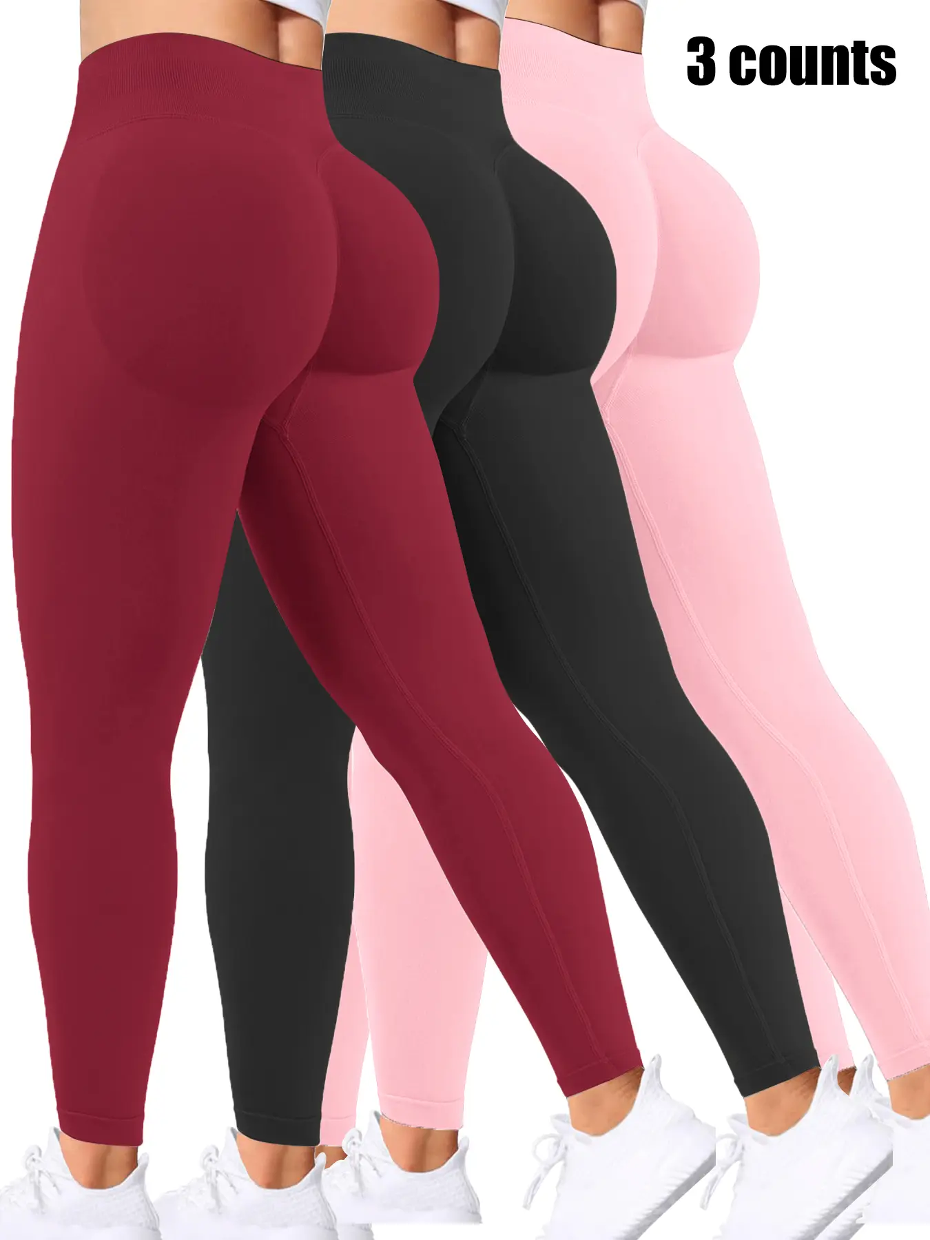 burgundy + black + pink