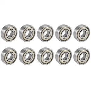 10 pcs. Ball bearings miniature deep groove ball bearings 608 ZZ 8 x 22 x 7mm Bearing Steel