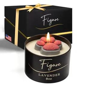 New Mexico Lobo Inspired Dog Paw Novelty Candle | 4 Scents | 55 Hour Burn Time