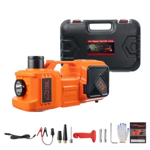 TANLOOK Cordless Hydraulic Electric Car Jack, ideal for tire replacement of sedans and SUVs, roadside emergency repair and vehicle maintenance; multiple colors available, electric impact wrench kit optional.