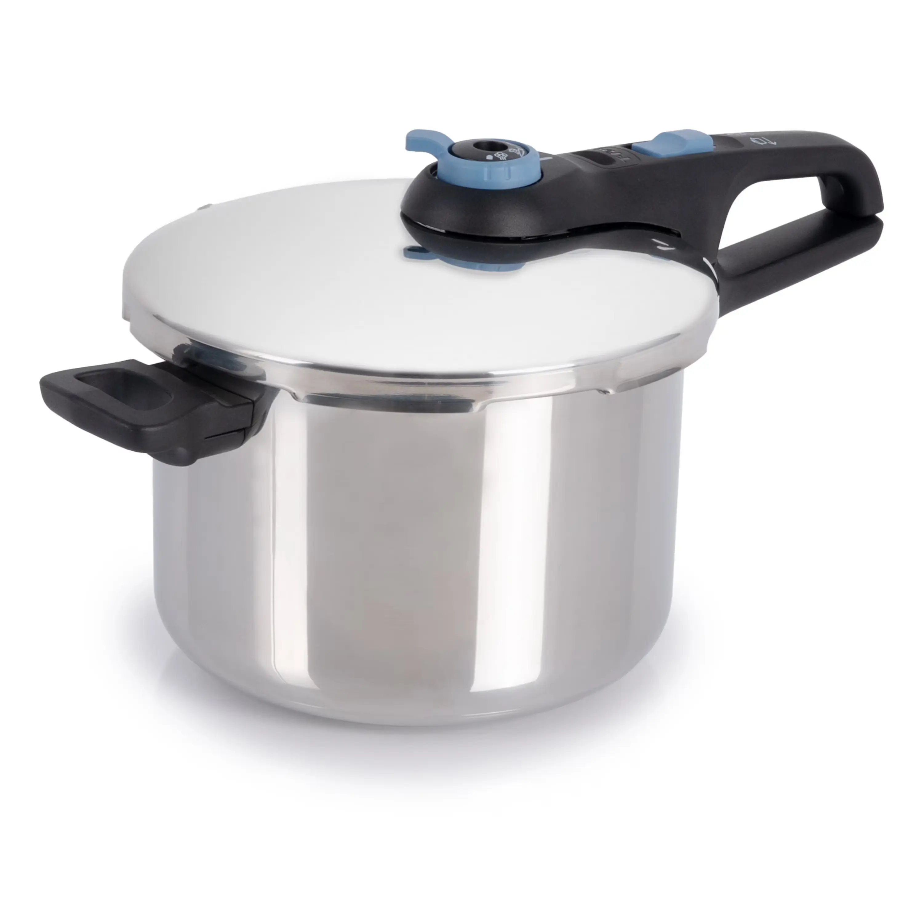 Secure Trendy 6.3 Quart Stainless Steel Pressure Cooker