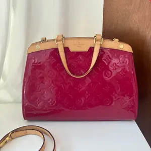 Pre-owned Louis Vuitton leather Tote Bags BREA patent medium doctor bag vintage