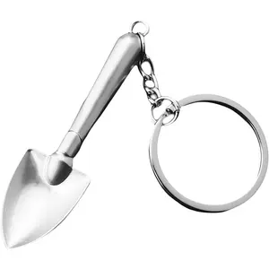 Mini Shovel Tool Keychain,Shovel Keyring Pendant,Wrench Keychain Spanner,Novelty Shovel Repair Tools,Multitool Keychain Tool Keychains Gift for Men Women