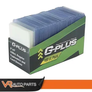 3 X 4 Regular Top Loaders & 100 Soft Penny Sleeves Toploaders 100PCS New Clear Card Hobby Box