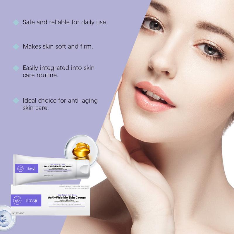 Hoygi Retinol Firming Cream Gentle Anti-Aging Deep Nourishment Firms Skin Minimizes Pores Repair Cream Safe for Sensitive Skin