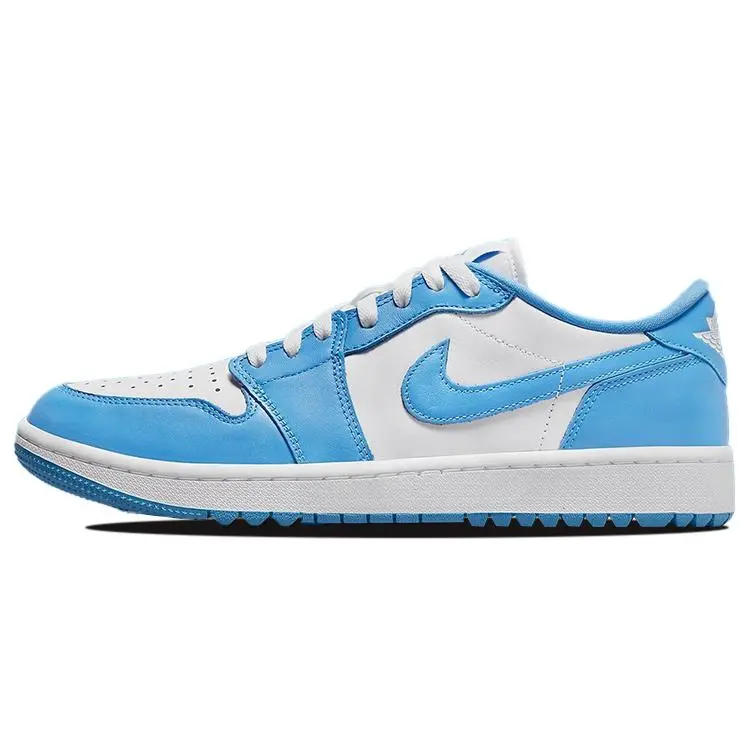 Air Jordan 1 Low Golf 'UNC' Men's Casual Trainers, Low Top Sneakers, Lace-Up, Style DD9315-100, Available in US 3.5/EUR 35.5