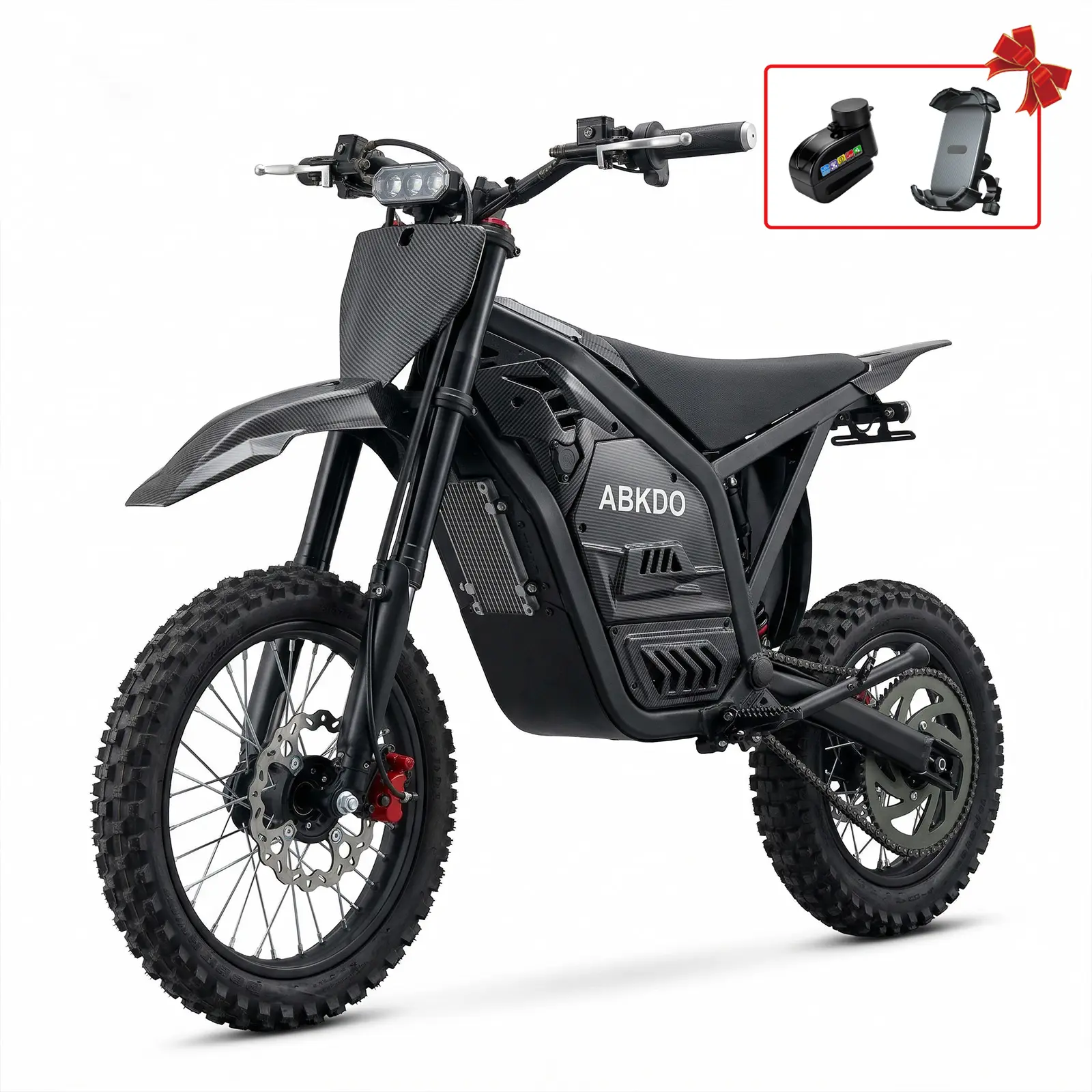 AOEEI Youth & Adult Electric Bike 4000W Peak Power Mid-Mount  48V 23Ah Battery 40MPH Speed 14''/12'' Wheels 40 Miles Range Long Range Dirt e bikes