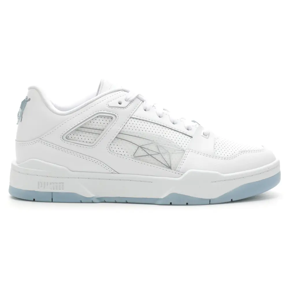PUMA Mens Slipstream Forever Diamond Lace Up Sneakers Shoes Casual - White PUMA Mens Slipstream Forever Diamond Lace Up Sneakers Shoes Casual - White