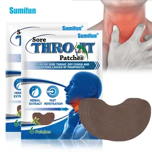 Sumifun Therapeutic Herbal Extract Sore Throat Relief Patches, Effective for Sore Throat Pain Treatment & Cough Relief tiktokshopspringglowup