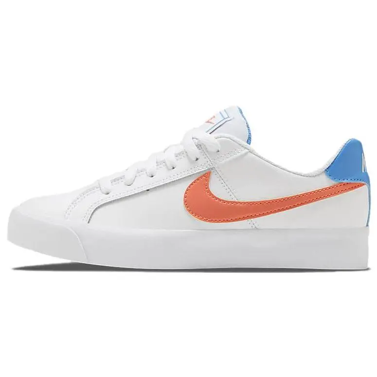 Nike Blazer Low White Orange' Skate Shoes Women's DN4244-181