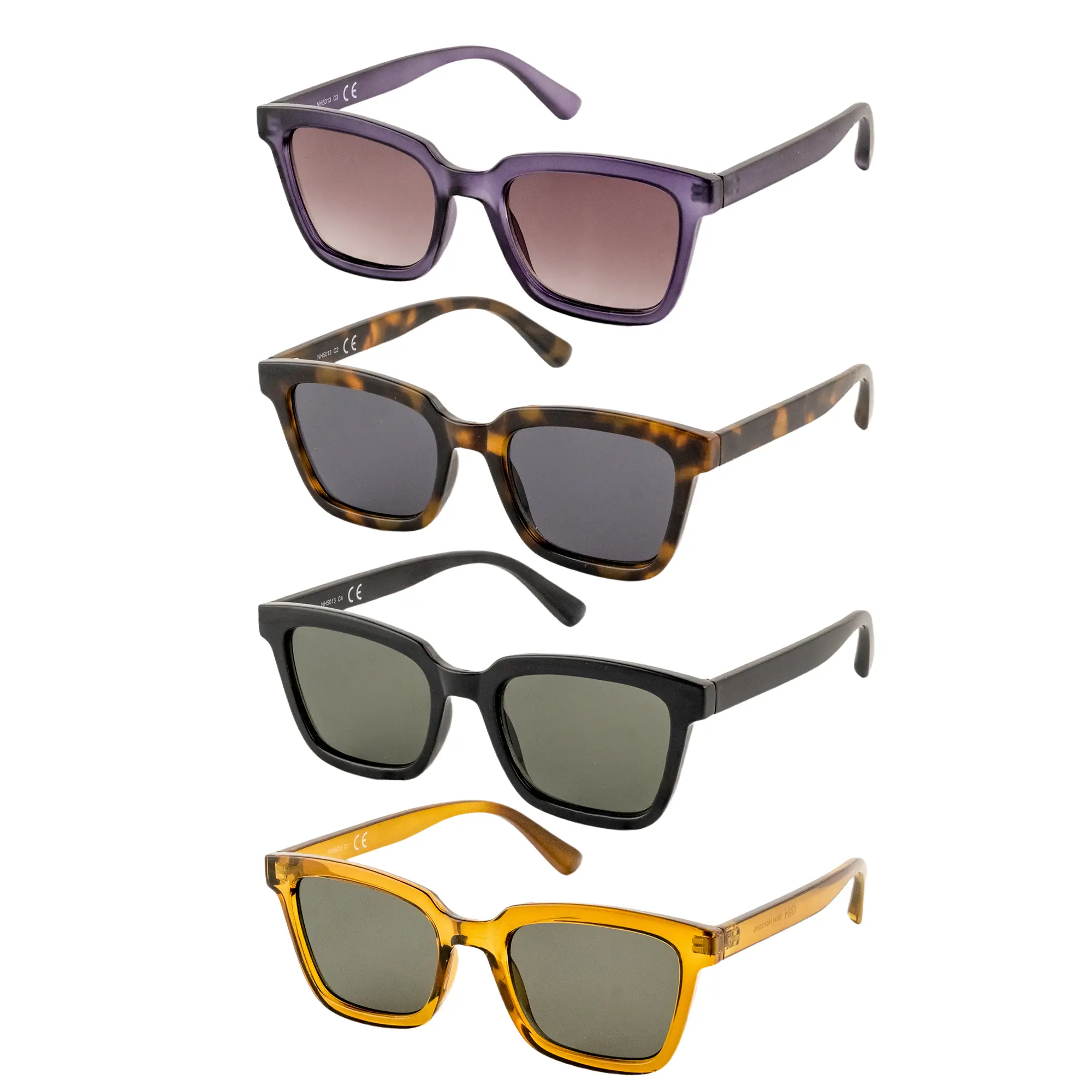 New Horizons Men's Polarized Stylish Sunglasses - Retro Oversized Square Acetate Full Rim Frame, UV400 Protection, Polycarbonate Lenses, Tortoise Shell Option, Casual Daily Wear Accessory for Driving