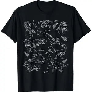 Dinosaur Fossils Vintage T-Shirt