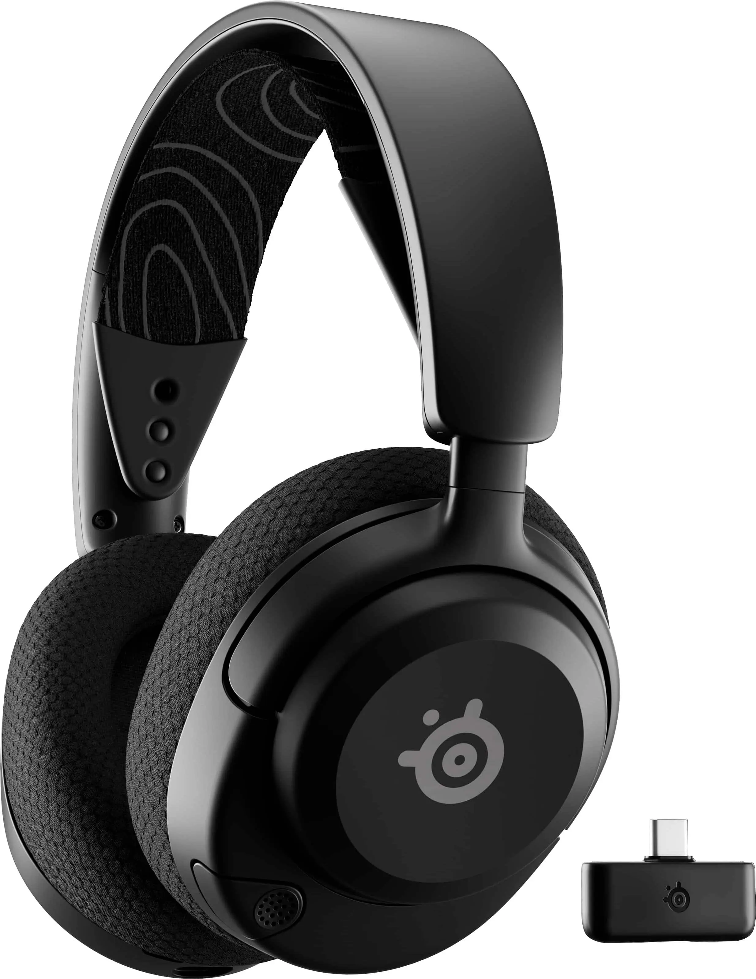 SteelSeries - Arctis Nova 5 Wireless Over-the-Ear Gaming Headset with 2.4GHzBluetooth for PC, PS5PS4, and SwitchSwitch 2 - Black