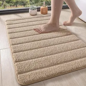 DEXI Bath Mats for Bathroom, 24x36 Absorbent Microfiber Bath Mat Quick Dry, Washable Bathroom Rugs with Non Slip Backing for Shower Floor, Sink, Tub, Turquoise