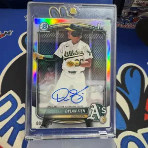 2025 Bowman Chrome Dylan Fien 1st Prospect Refractor Auto/499