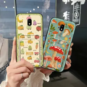 Cute Shockproof Phone Case For Samsung Galaxy J730/J7 2017/J7 Pro Anti-dust Durable Anti-knock Card bag Cartoon Waterproof Cover Card slot Back Cover TPU Dirt-resistant Full wrap