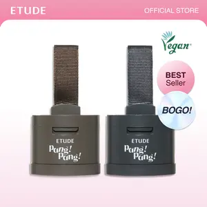[ETUDE Official] BOGO Deal | Pang Pang Hair Shadow #01 Dark Brown, #03 Natural Black | Hairline Coverage | Root touch up | Waterproof | Natural Finish