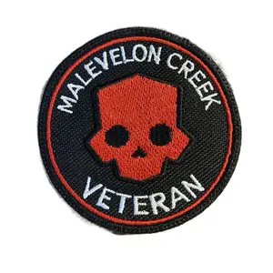 Helldivers Malevelon Creek Veteran Embroidered Patch, Iron On, Sew On, or Hook Backing, 3.5 inches Gamer Collector Tactical Gear Handmade